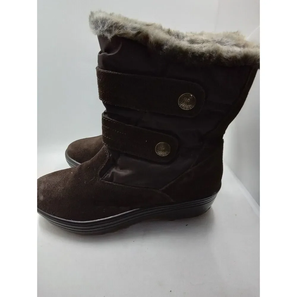 Skechers Adventure-US 8.5- Chocolate-Zipper closure‎